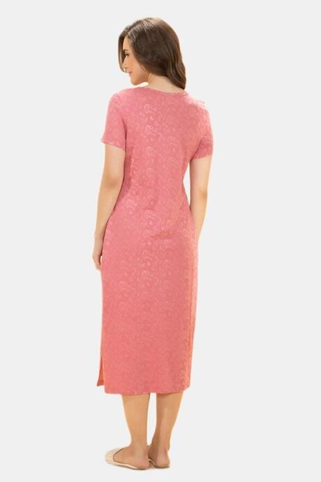 Amante Lounge Laze Dress - Pink Abstract Print — image 3